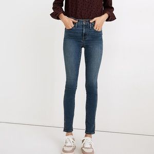 Madewell 10" High-Rise Roadtripper Authentic Skinny Jeans: Snap-Hem 27 Tall